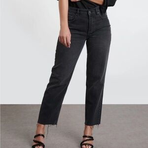 Boyish Jeans The Tommy Straight Leg Jeans in Space Odyssey Size 24 NWT